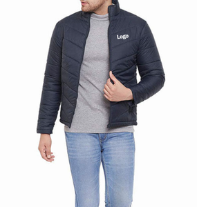 Winter Down <b>Jacket</b> Fashionable Lightweight Stand Collar Waterproof Zipper Closure Puffer <b>Jacket</b> Men - Product Image 2