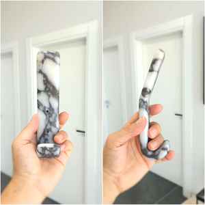 Support mural Art Déco en marbre naturel éco-responsable fait main TCE – Accessoire mural en pierre de qualité supérieure pour la maison et l'hôtel - Product Image 4