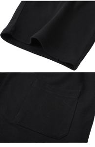 Shorts de verano para hombre de alta calidad y transpirables, 100% algodón, de color sólido, para deporte y uso casual. - Product Image 3