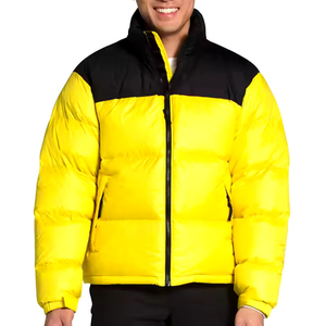2025 Men's High Quality 100% Nylon Shell Windproof Puffer <b>Jacket</b> <b>Waterproof</b> <b>Winter</b> Coat Stand Collar New Design Wholesale - Product Image 4