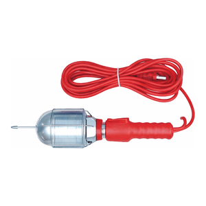 Lampe de travail LED KME rouge 220V IP65 blanche pour atelier, entrepôt, route et laboratoire - Product Image 1