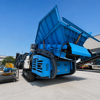 Flexibler, Beweglicher Raupen-Vibrationssieb 1860 für Temporäre Bergbaustandorte – Kalkstein-, Granit- und Erzsiebmaschine
