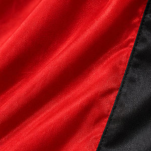 Shorts de boxe rouges pour hommes avec panneau latéral noir, vêtements de combat athlétiques respirants pour l'entraînement et la compétition - Product Image 6