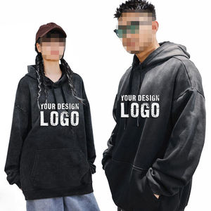 Sweat-shirt personnalisé pour homme, effet délavé, en molleton de coton, coupe oversize, style vintage, fournisseur de vêtements en gros - Product Image 6
