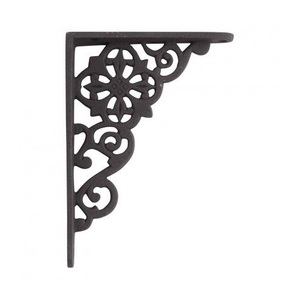 Crochet mural robuste en fer, résistant à la rouille, imperméable, pour usage intérieur et extérieur, support décoratif vintage - Product Image 4