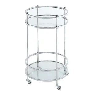 Premium Modern Safe Ceramic Plant Eco-Friendly <b>Utility</b> Serving Trolley Hotel Catering Service Luxury Wine <b>Bar</b> Cart Rolling - Product Image 5