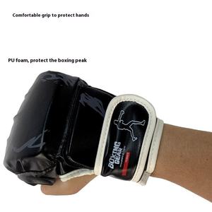 Guantes Profesionales de Combate de Medio Dedo para MMA, Muay Thai, Sanda y Boxeo, para Adultos - Product Image 4
