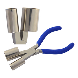 Double Cylinder 160mm Pliers for Bracelet Bending Matt <b>Foam</b> Handles with Lap Joint for Circlip Crimping Fishing Applications - Product Image 1