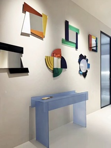 SWT 2026 Contemporary Hotel Vanity <strong>Mirror</strong> Colored <strong>Bathroom</strong> Pink Glass Tinted Floor Standing 4mm <strong>Silver</strong> Oval LED Light <strong>Mirror</strong> - Product Image 4