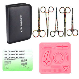 Stitches Training <b>Pad</b> Full Instrument Set Medical Students <b>Nursing</b> Trainees Suture Practice Complete Suture Practice Kit - Product Image 1