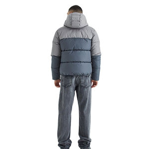 Manteau d'hiver chaud et coupe-vent à capuche, blouson matelassé brillant, doudoune épaisse pour homme, modèle OEM, collection 2026, vente chaude - Product Image 2