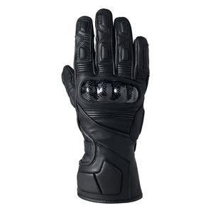 Gants de moto en cuir à doigts entiers avec sangle de poignet réglable pour hommes, utilisation hivernale - Product Image 2