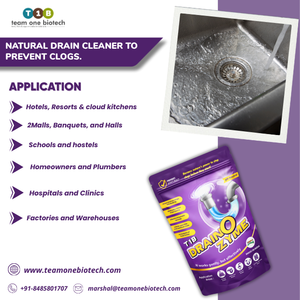 Poudre nettoyante pour éviers de cuisine à base de micro-organismes pour la décomposition des déchets alimentaires - Product Image 3