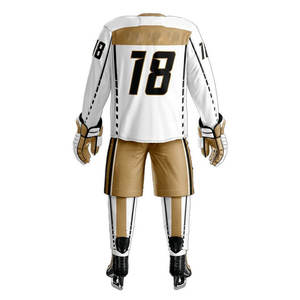 Maillot de hockey sur glace personnalisé de haute qualité avec logo, uniforme professionnel pour équipe sportive, respirant et durable - Product Image 2