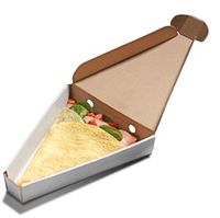 Caja de embalaje de crepé de grado alimenticio respetuosa con el medio ambiente personalizada, pastel, Pizza, galleta, Sushi, para panadería, Picnics, para presentación de almacenamiento