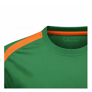 Conjunto de Camiseta de Fútbol Verde para Hombre, Manga Corta, Cuello Redondo, Poliéster que Absorbe la Humedad, Ajuste Atlético, para Todas las Temporadas, Estampado Sublimado - Product Image 6