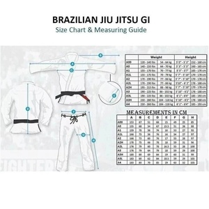 Kimono de Jiu-Jitsu BJJ Blanc Premium 450 GSM en Coton Tissé Perlé Séchage Rapide Respirant Léger Compétition - Product Image 6