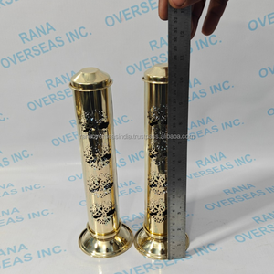 Quemador de Incienso de Latón Premium con Tapa y Diseño Jali Cut, Soporte para Loban Dhoop, para Aromaterapia, Hogar, Templo, Decoración Espiritual - Product Image 6