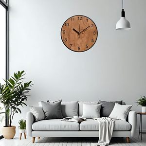 Stylish Handmade Wooden Wall <b>Clock</b> Eco-Friendly Modern Home Office Decor Natural Wood Designer By M/S SHAAD HANDICRAFTS - Product Image 6