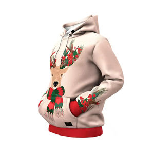 Sublimation Print <b>Men</b> Hoodies Wholesale Cotton One Piece Collar <b>Men's</b> <b>Thermal</b> Clothing Oversized Sweat Printing <b>Hoodie</b> - Product Image 3