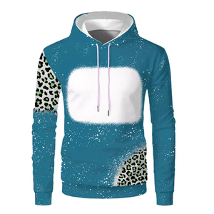 Sweat à capuche en polaire orange imprimé léopard pour homme, coupe ample, style streetwear, anti-boulochage, imprimé en relief, 100 % polyester, pull d'hiver - Product Image 6