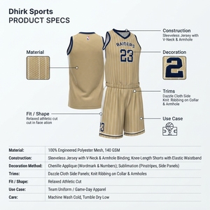 Conjunto de Uniforme de Baloncesto Reversible con Rayas para Hombre, Jersey y Pantalones Cortos Sublimados Personalizados, Secado Rápido, 100% Poliéster Transpirable - Product Image 4