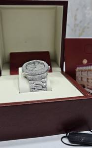 Relojes de Diamantes para Hombre con Certificado de Autenticidad, con Incrustaciones de Diamantes VVS Moissanite - Product Image 5