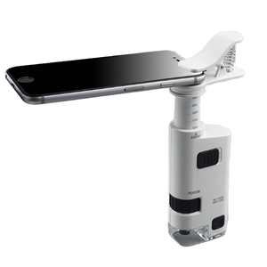 LEDとクリップ付き40X60X携帯電話拡大鏡顕微鏡マイクロレンズ - Product Image 4