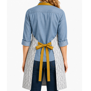Personalized 100% Cotton Cooking Apron High Quality Reusable Kitchen Bib Apron Printed Chef Apron <b>For</b> Bulk Purchase. - Product Image 4