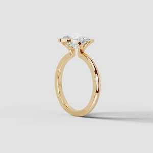Anillo de Diamante con Corte Marquise de 2.00CT, Cultivado en Laboratorio, Oro Sólido de 14K, Joyería Fina para Propuesta de Matrimonio - Product Image 5