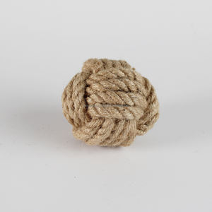 Pet Supply Hemp <b>Ball</b> Toss Toys for <b>Dogs</b>, Simple Rope <b>Ball</b> Design for Training and Daily Exercise, Vietnam Manufacturer - Product Image 1