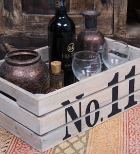 Wooden Solid <b>Box</b> <b>Crates</b> with Wheel TH 3460 Stackable Correx Packaging Sheets for Fruit & Wine - Product Image 4