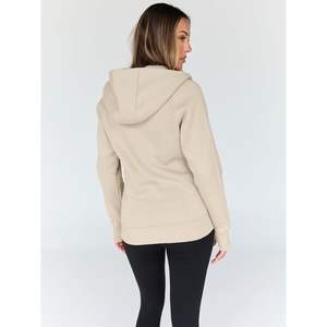 Sudaderas cómodas para mujer hechas con forro polar de algodón suave, corte holgado y relajado, y acabados acanalados para mayor comodidad. - Product Image 4