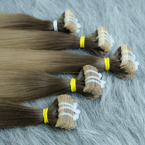 Extensiones de cabello humano vietnamita 100% virgen crudo de calidad superior tipo cinta adhesiva - Product Image 3