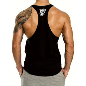 100% New Cotton and Polyester <b>Man</b> Tank Top White and Black Color <b>Men's</b> Top Oversized Tank Tops Low Price with low moq - Product Image 2