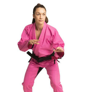 Traje de Karate de Diseño Moderno, 100% Algodón, Duradero, Ligero, Ecológico, de Alta Calidad, Secado Rápido, con Logotipo Personalizado - Product Image 2