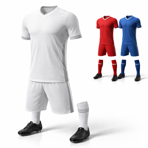 Kits de football respirants personnalisés en gros, fabricant OEM directement de l'usine - Achat en gros au prix d'usine, 100% polyester - Product Image 3
