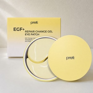 แผ่นมาส์กใต้ตา Prreti EGF+ Repair Change Gel Eye Patch 60 แผ่น ผลิตภัณฑ์บำรุงผิวจากเกาหลี ช่วยเพิ่มความชุ่มชื้น ขายส่ง - Product Image 3