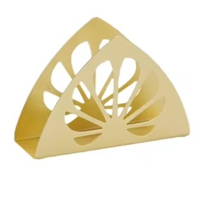 Stylish Statement Metal Napkin <b>Stand</b> For Dining Table And Kitchen Elegant Tissue <b>Stand</b> For Home Office And Restaurant - Product Image 1