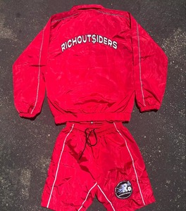 Ensemble short et veste coupe-vent d'été personnalisé en nylon et polyester, respirant, confortable, style streetwear - Product Image 2