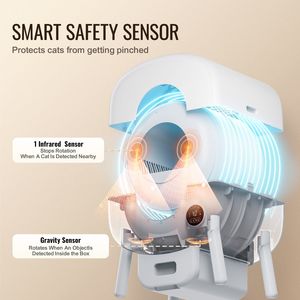 76L Smart Self-Cleaning <b>Cat</b> Litter <b>Box</b> Odor Removal Large Space Automatic Trash Bags Product Category-<b>Cat</b> Litter <b>Box</b> Accessories - Product Image 4