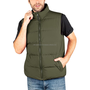 Tendance Gilet matelassé pour homme Veste d'hiver sans manches multicolore de haute qualité pour l'extérieur - Product Image 2