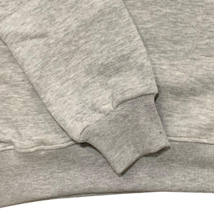 Sweat-shirts gris chiné en molleton de coton, manches raglan, logo brodé de haute qualité, sweat-shirt pour homme grande taille et mode - Product Image 5