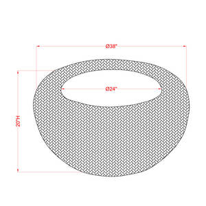 Mesa de centro individual minimalista moderna para decoración costera - Product Image 4