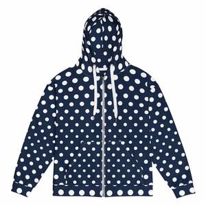 Nouvel Arrivage 2026 – Sweat à Capuche Oversize Femme à Pois, Manches Longues, Épaules Tombantes, Imprimé Graphique, avec Poche - Product Image 5