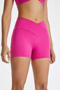 Shorts de Yoga sin Costuras de Cintura Alta para Mujer, al por Mayor, Personalizados, sin Efecto Scrunch, para Ciclismo, Gimnasio, Fitness, Transpirables - Product Image 4