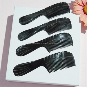 Peine para el Cabello con Forma Natural, Hecho a Mano, Ecológico, con Temática Animal, Material Orgánico - Arte y Coleccionable - Product Image 2
