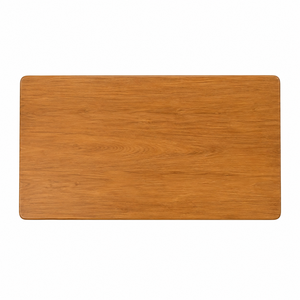 Mesa de Comedor Rectangular Moderna Escandinava de Madera de Teca Sólida, Ecológica, Impermeable, con Patas de Madera, Diseño Estable para Muebles del Hogar - Product Image 4