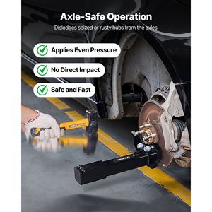 Kit Universale per la Rimozione di Mozzi Ruota e Ammortizzatori, Attrezzo per Riparazione Auto Compatibile con Tutti i Mozzi a 5, 6, 8 Fori, Estrattore Buster - Product Image 4