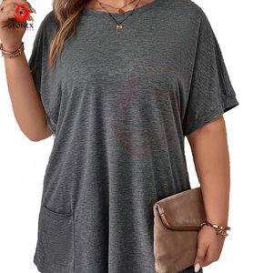 Camiseta Deportiva de Poliéster para Mujer al por Mayor con Bolsillos, Ropa Deportiva Transpirable para Entrenamiento, Servicios OEM - Product Image 2